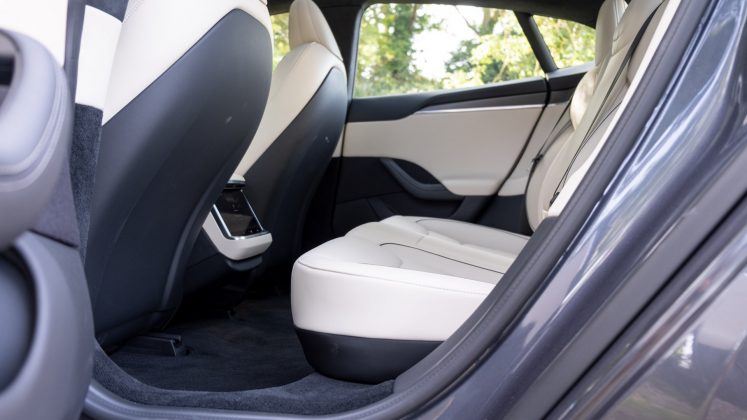 Tesla Model S Plaid rear seats