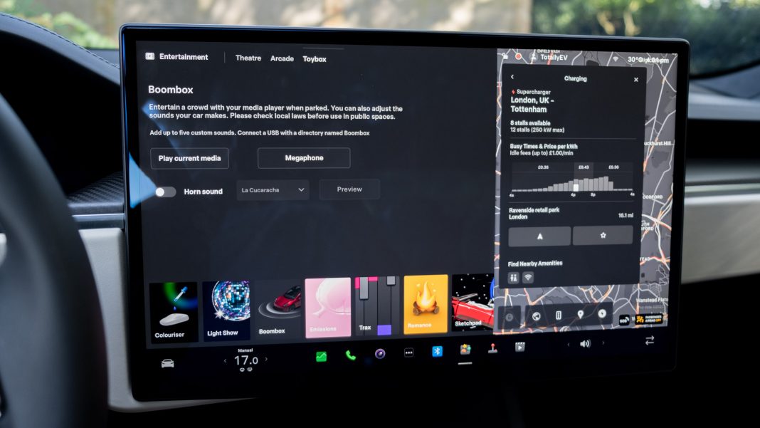 Tesla Model S boombox