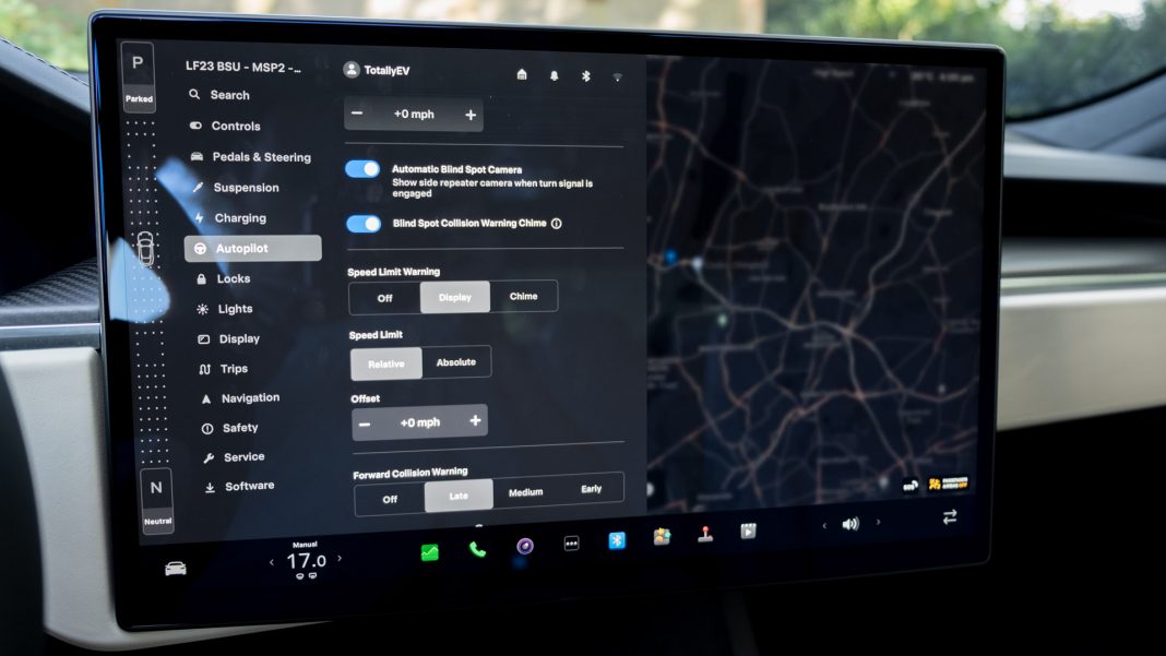 Tesla Model S driving safety