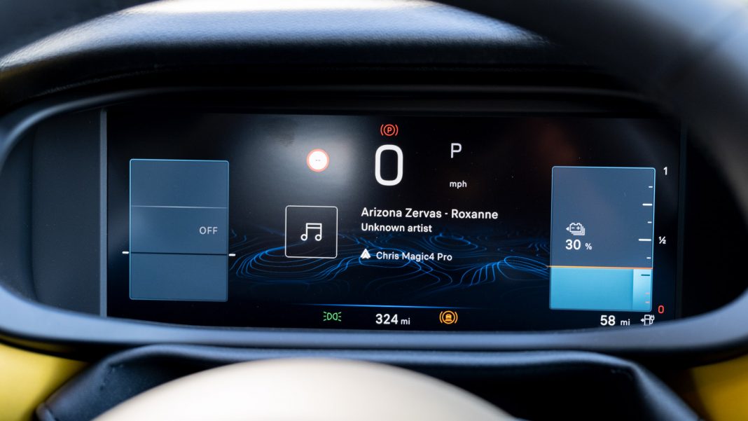 Jeep Avenger driver screen