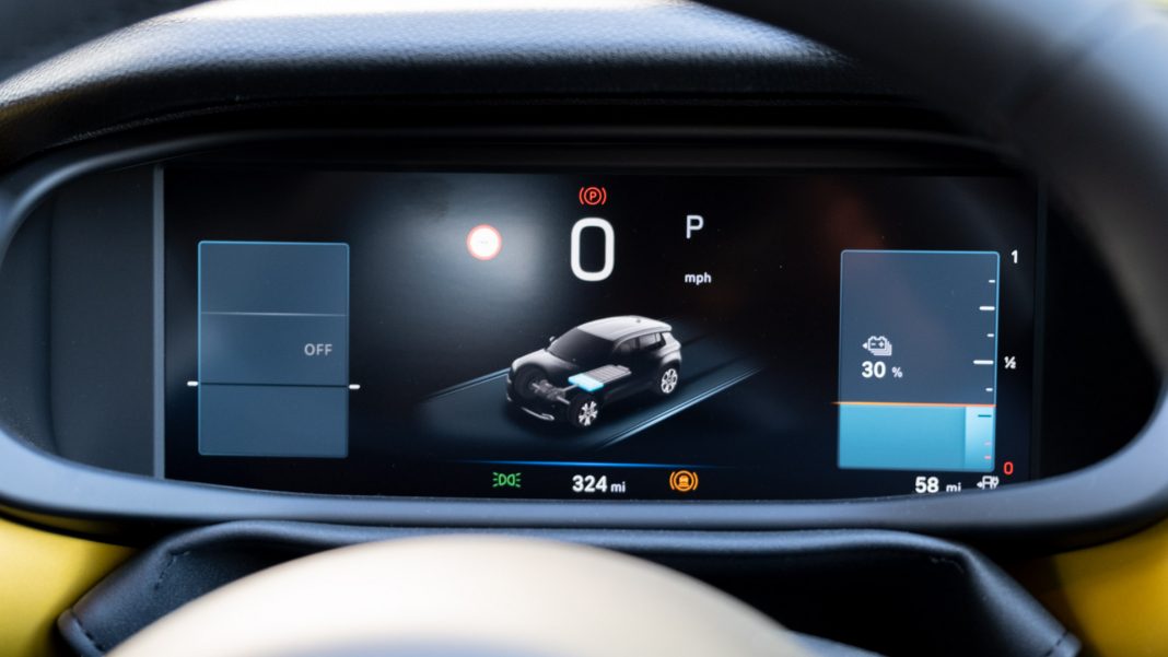 Jeep Avenger instrument cluster