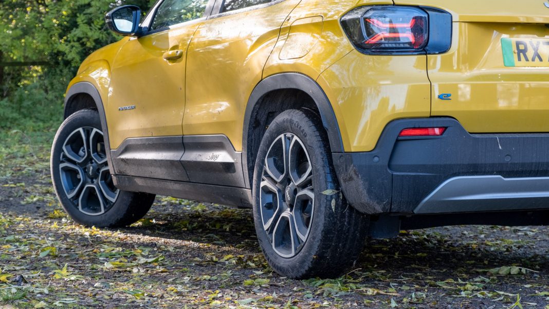 Jeep Avenger rear tyres
