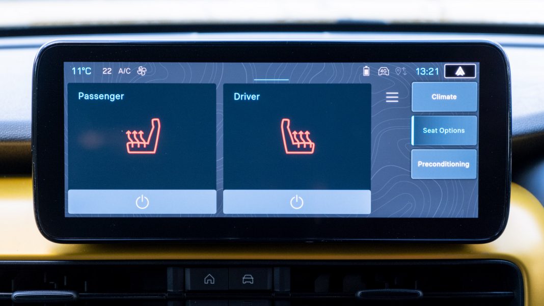 Jeep Avenger seat heaters