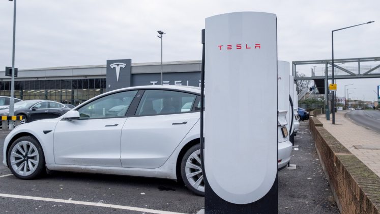 New Tesla Model 3 Supercharger