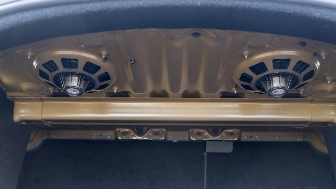 New Tesla Model 3 dual subwoofer