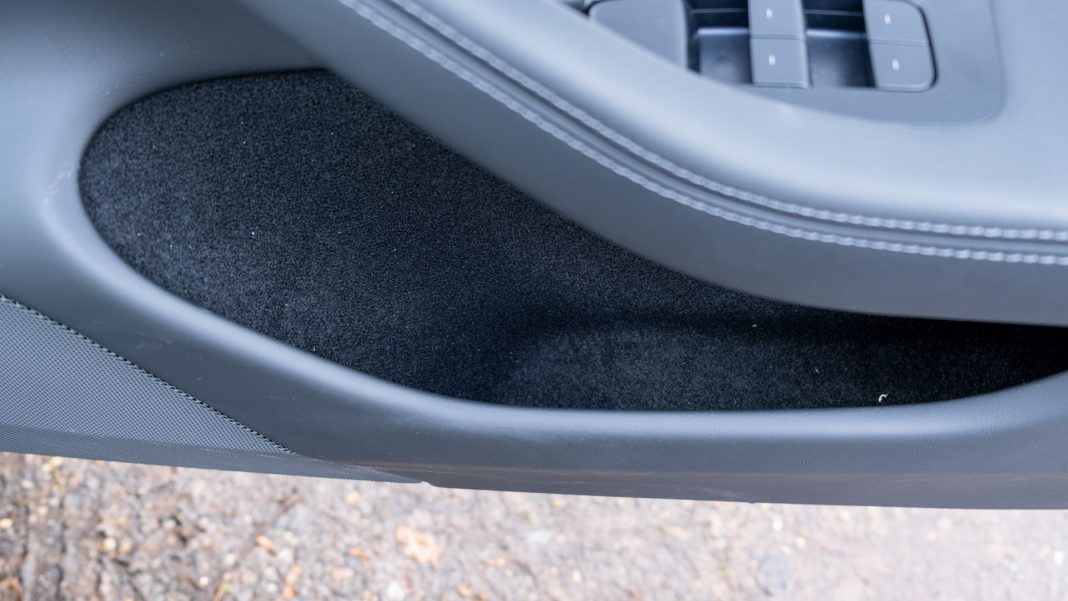 New Tesla Model 3 front door compartment