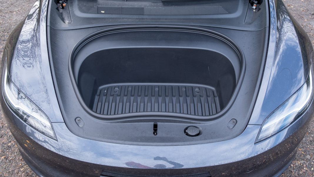 New Tesla Model 3 frunk