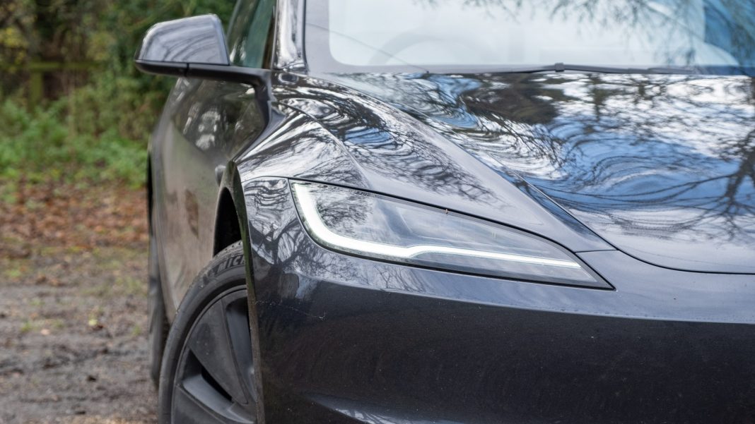 New Tesla Model 3 headlights