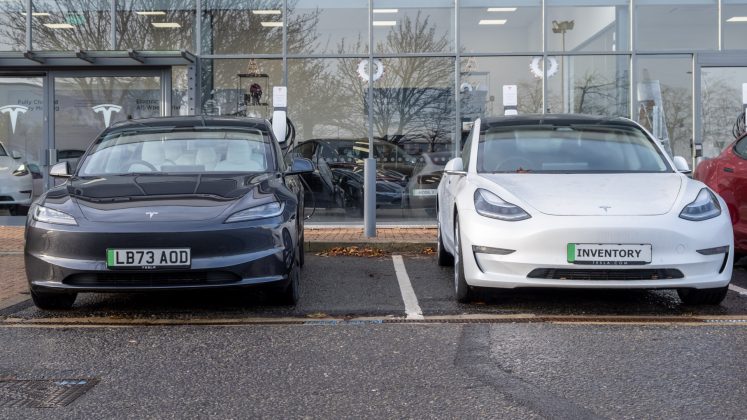 New Tesla Model 3 new vs old