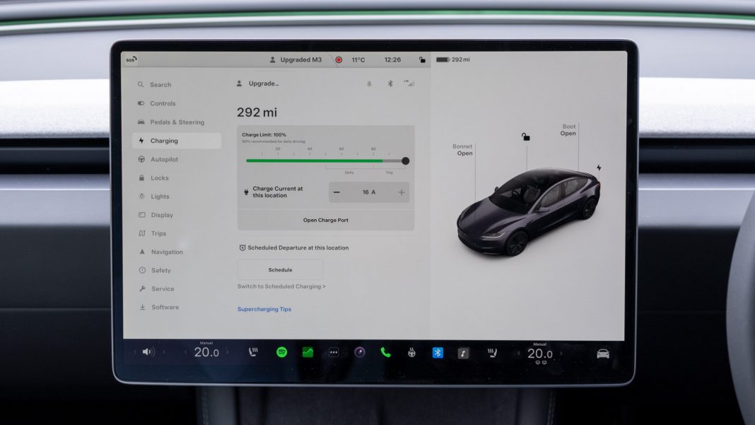 New Tesla Model 3 range