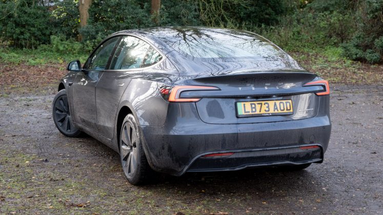 New Tesla Model 3 rear