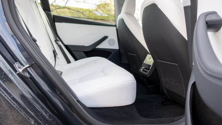 New Tesla Model 3 rear seats