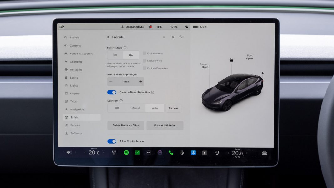 New Tesla Model 3 safety