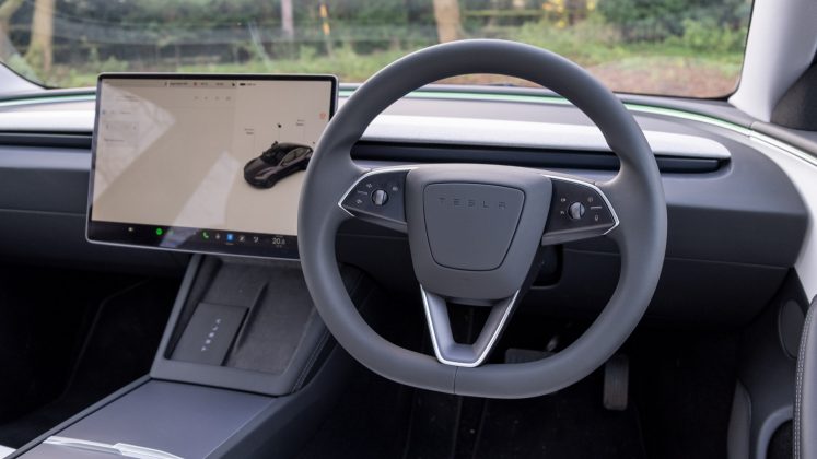 New Tesla Model 3 steering wheel