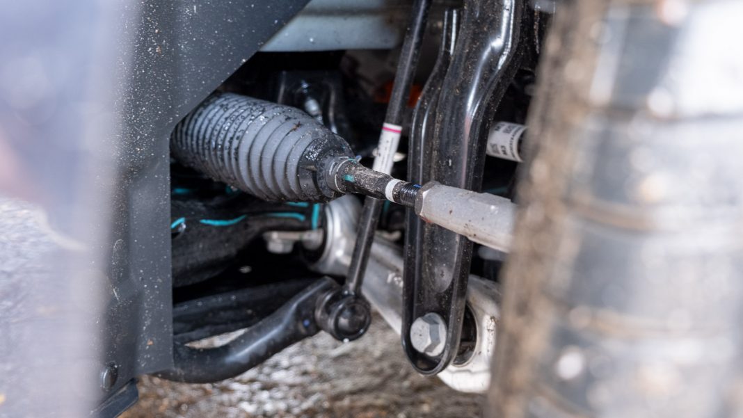 New Tesla Model 3 suspension