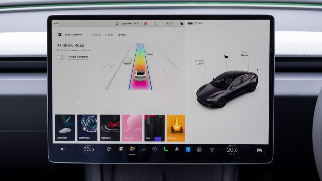 New Tesla Model 3 toy box