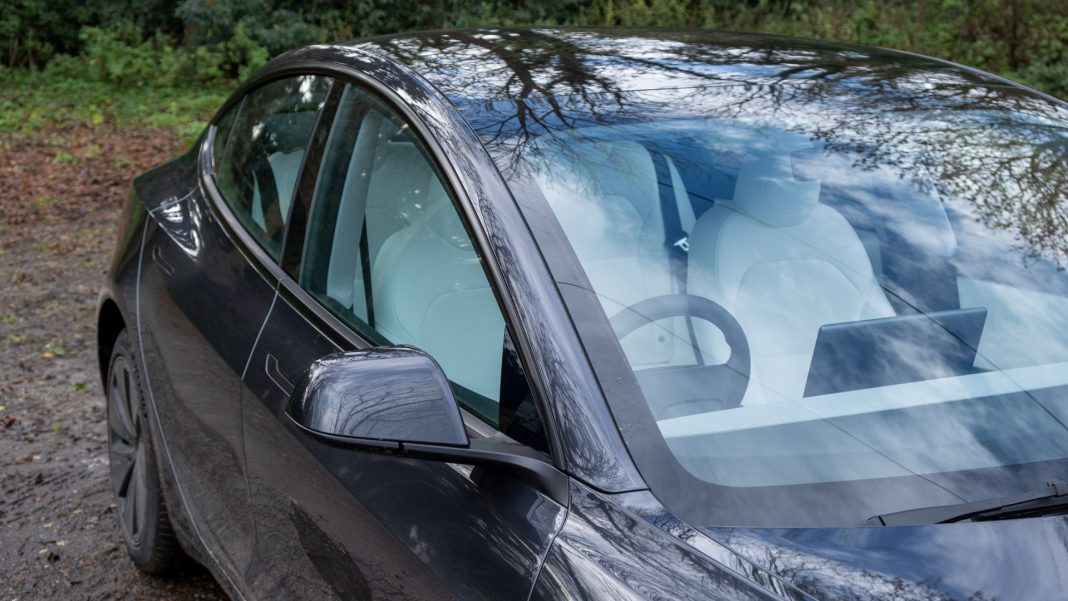 New Tesla Model 3 visibility