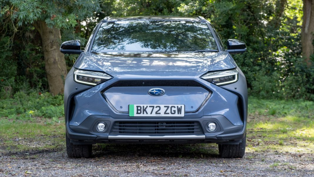 Subaru Solterra front profile