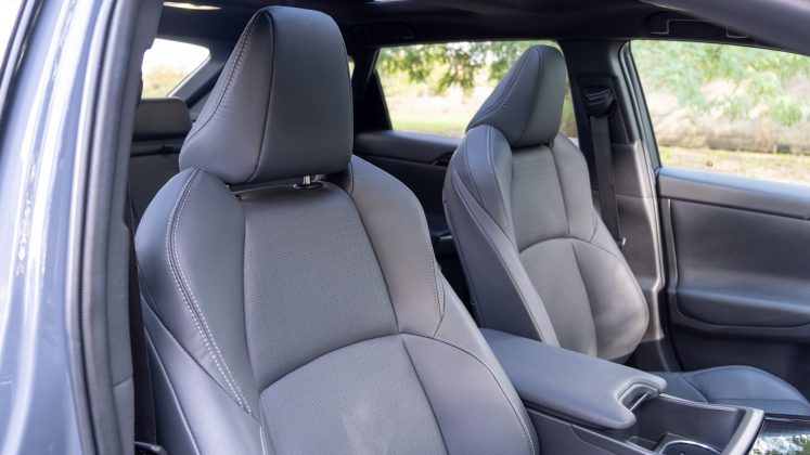 Subaru Solterra front seat comfort