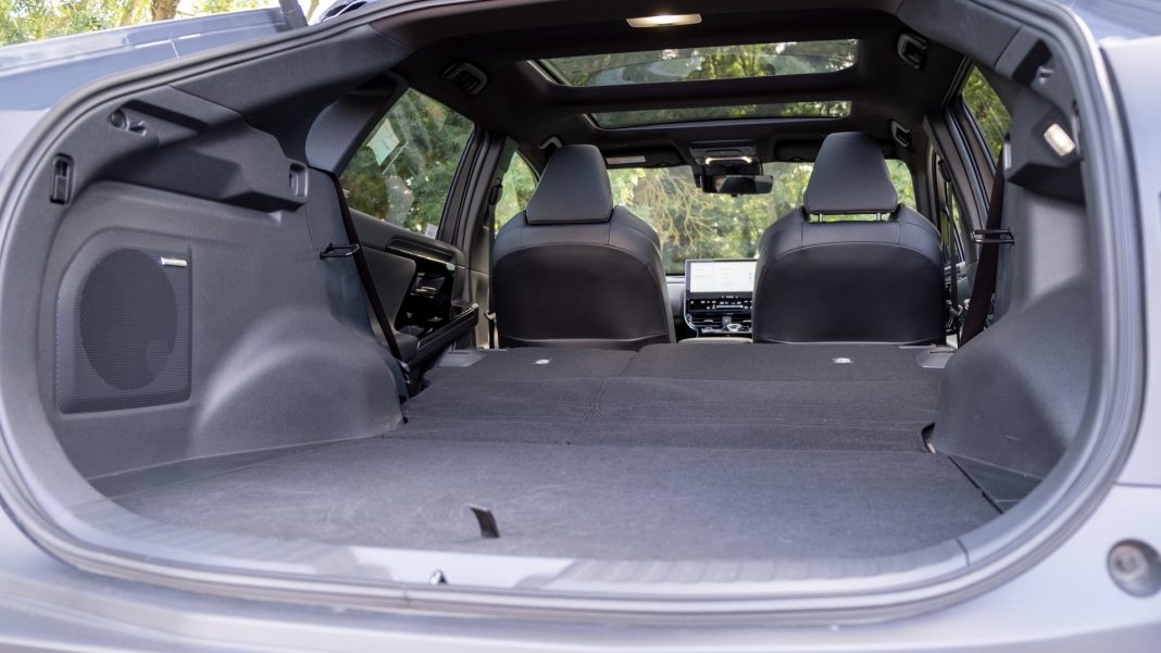 Subaru Solterra loading bay