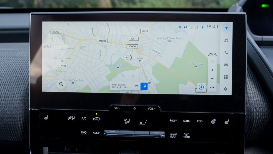 Subaru Solterra maps