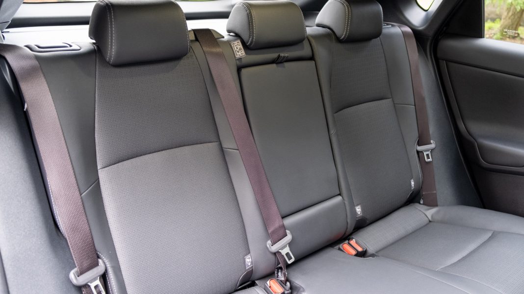 Subaru Solterra rear seats
