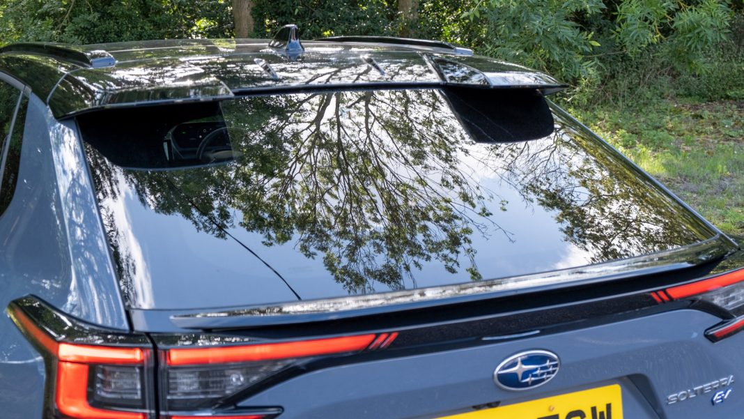Subaru Solterra rearview