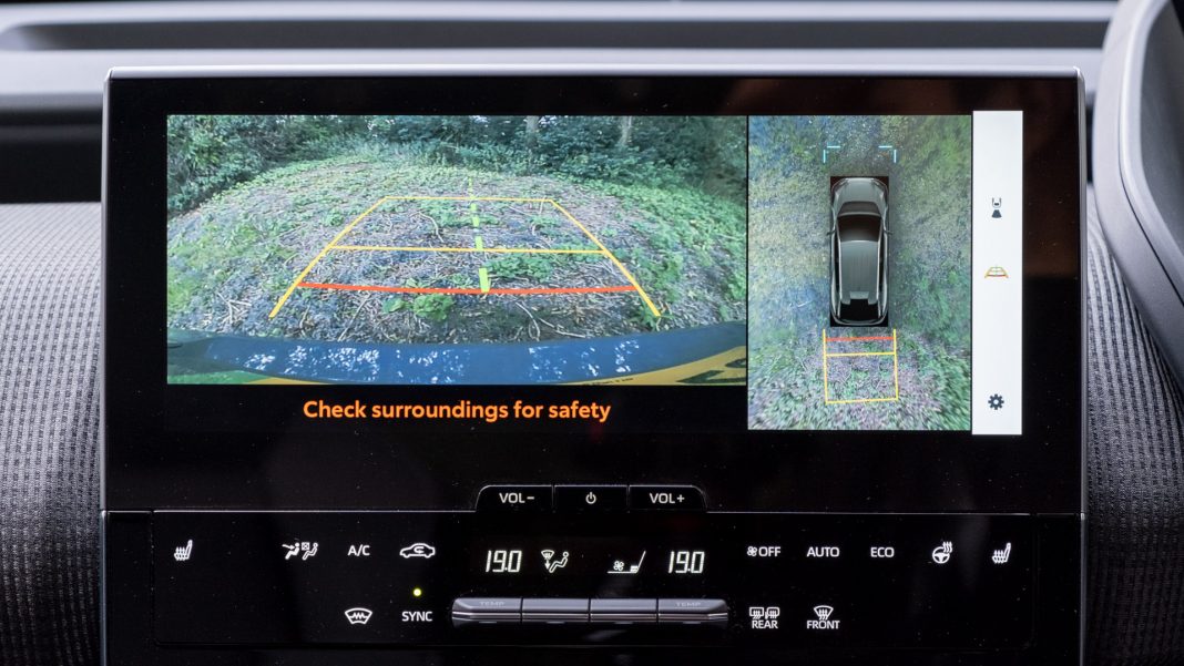 Subaru Solterra rearview camera