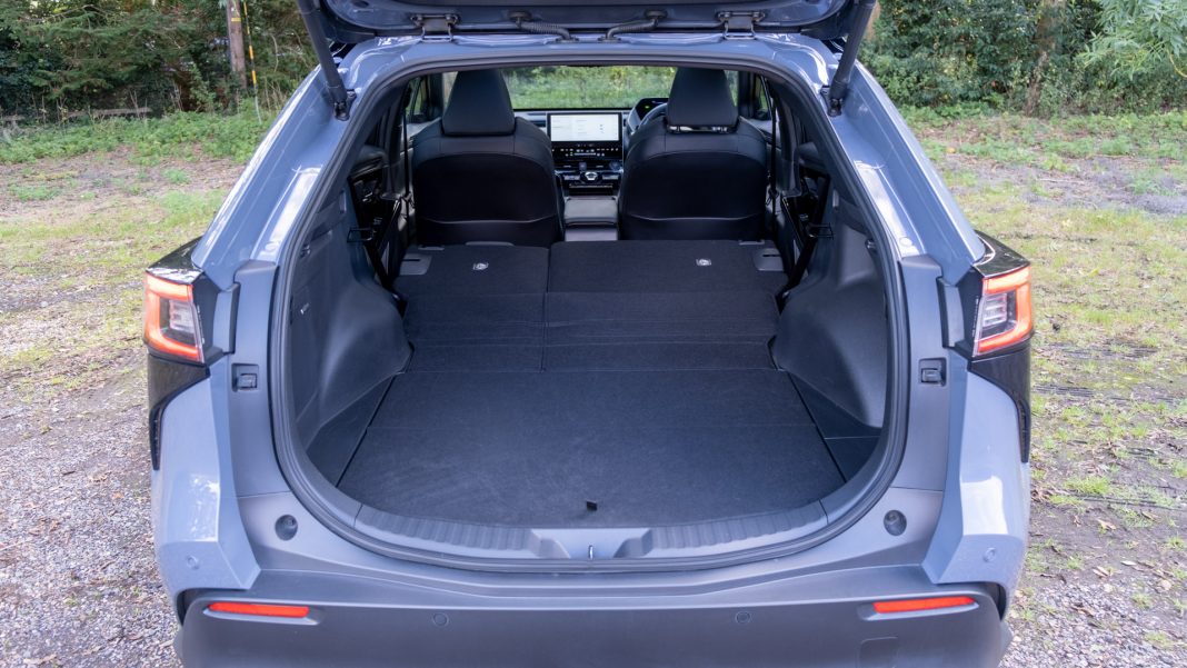 Subaru Solterra seats down