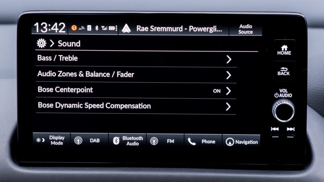 Honda ZR-V audio