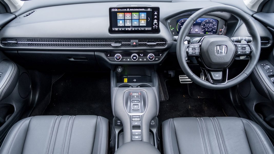 Honda ZR-V cabin storage