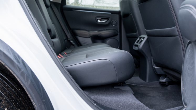 Honda ZR-V rear seat comfort