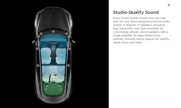 Tesla Model 3 audio update