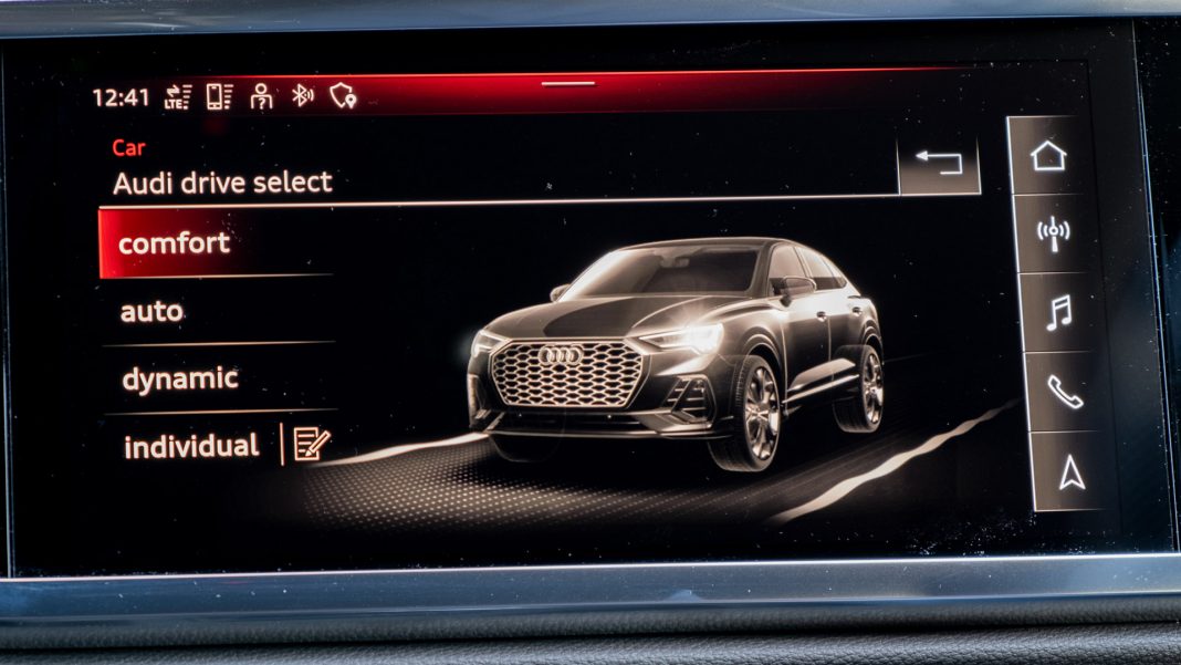 Audi Q3 TFSI e drive modes