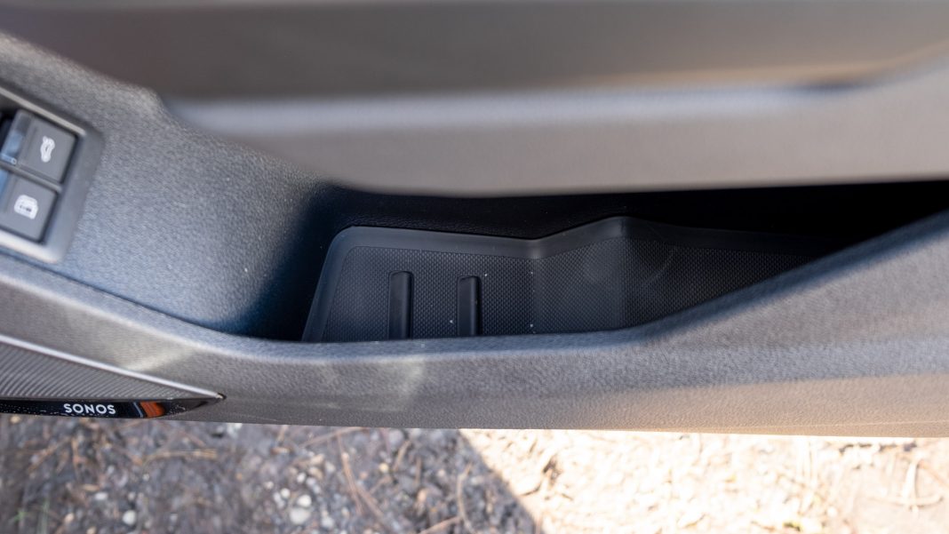 Audi Q3 TFSI e front door compartment
