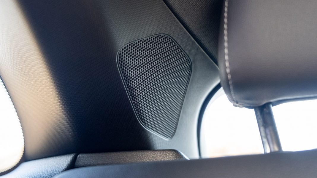 Audi Q3 TFSI e rear speakers