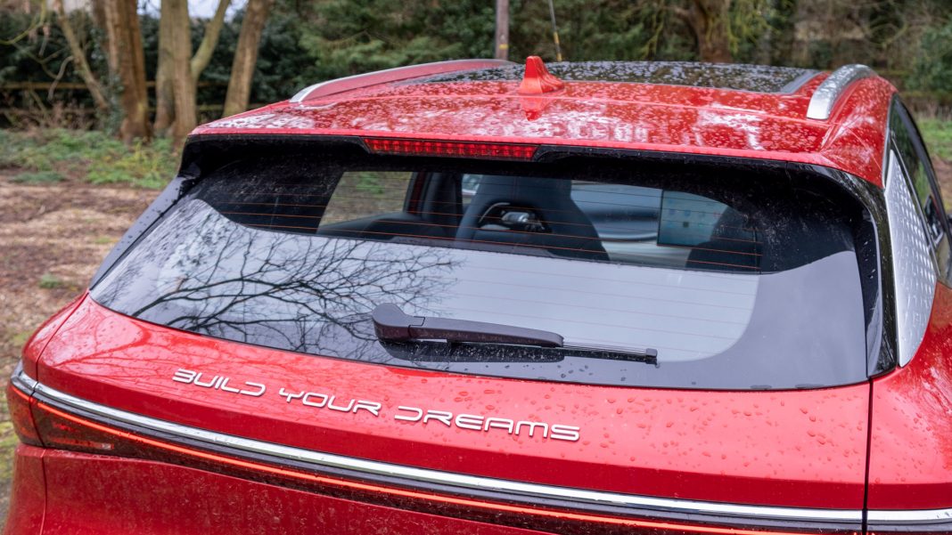 BYD Atto 3 rear visibility