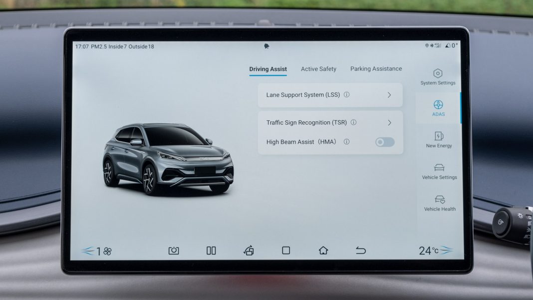 BYD Atto 3 safety systems