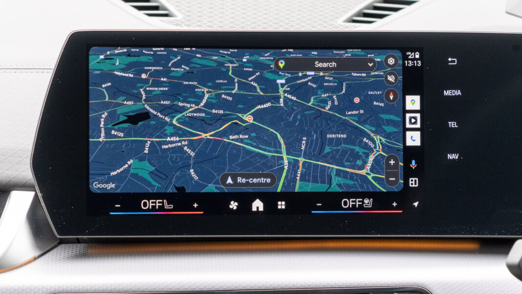 BMW iX2 Android Auto