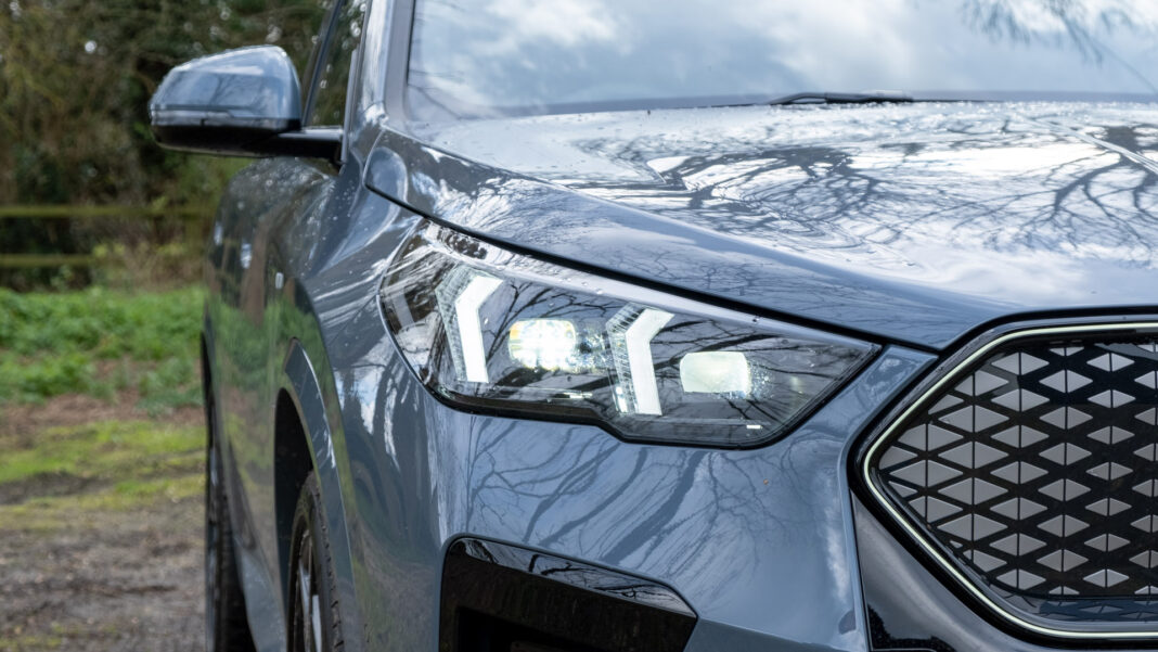BMW iX2 headlights