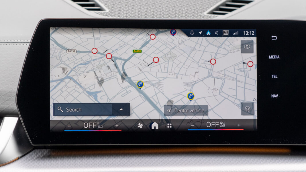 BMW iX2 maps