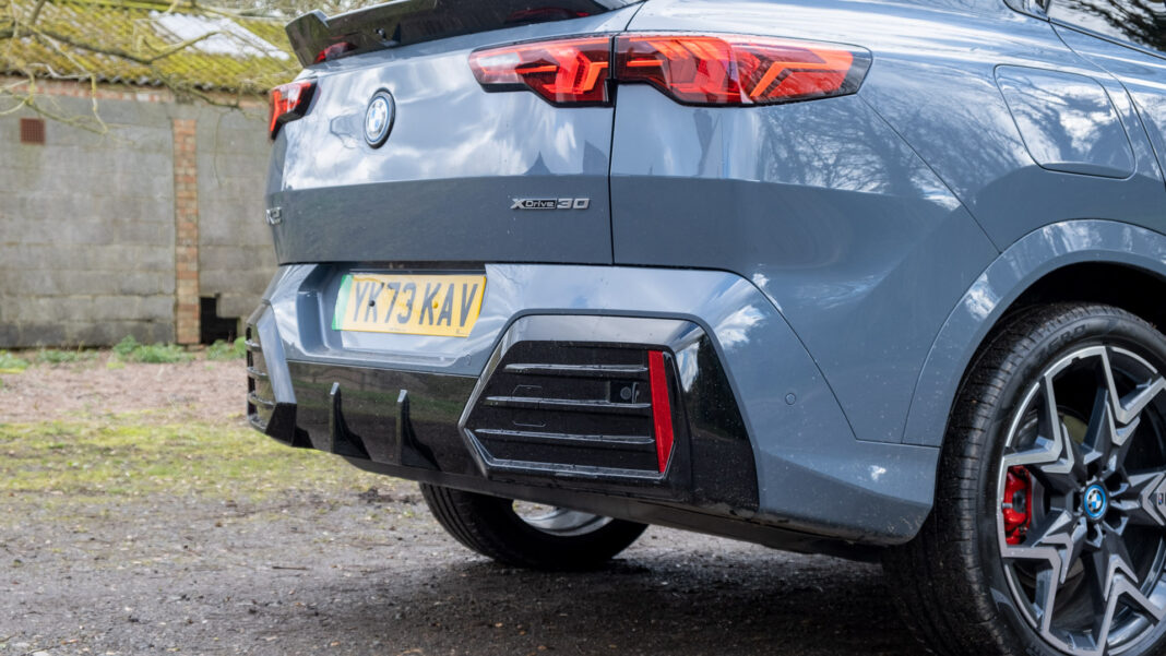 BMW iX2 rear bumper