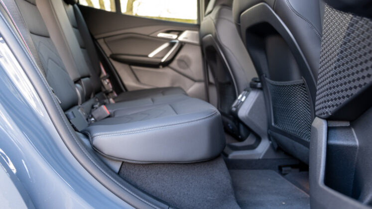 BMW iX2 rear seat comfort