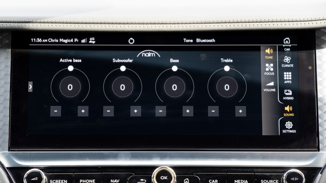 Bentley Flying Spur Hybrid EQ settings