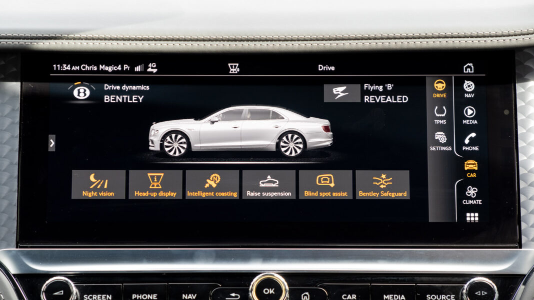 Bentley Flying Spur Hybrid drive dynamics