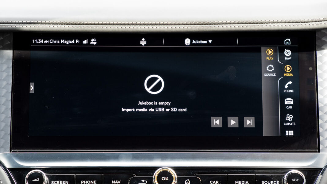 Bentley Flying Spur Hybrid jukebox