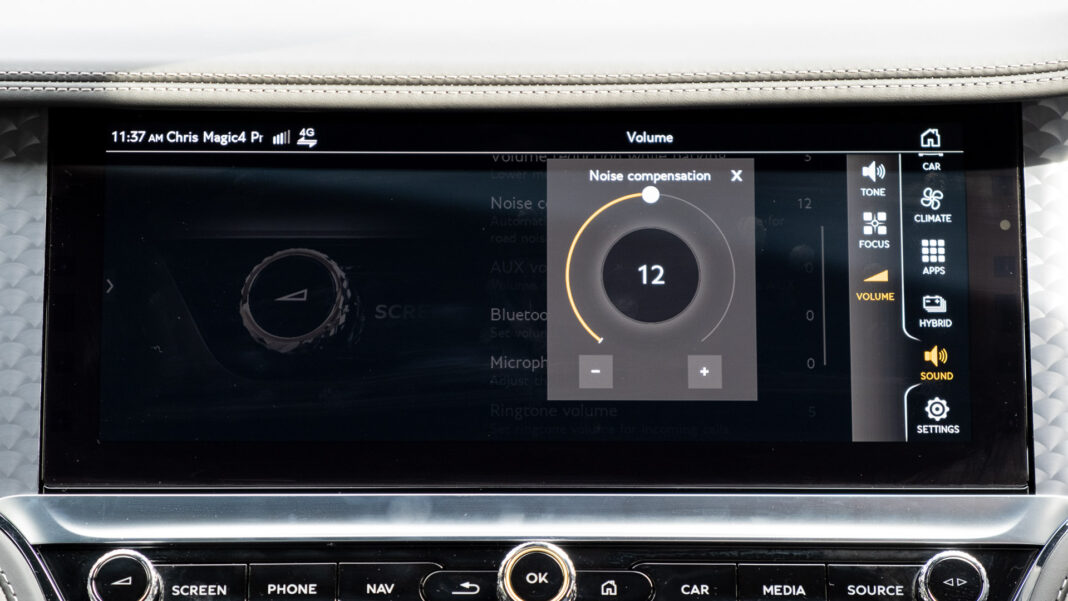 Bentley Flying Spur Hybrid noise settings