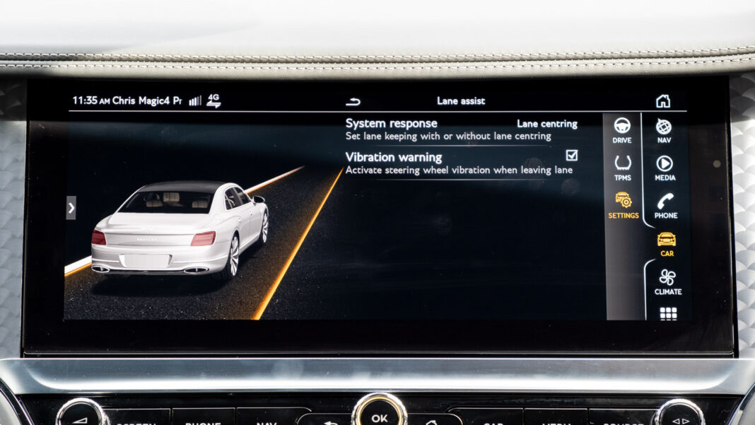 Bentley Flying Spur Hybrid safety systems