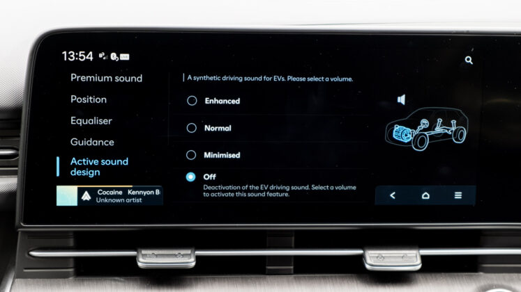 Hyundai Kona active sound design