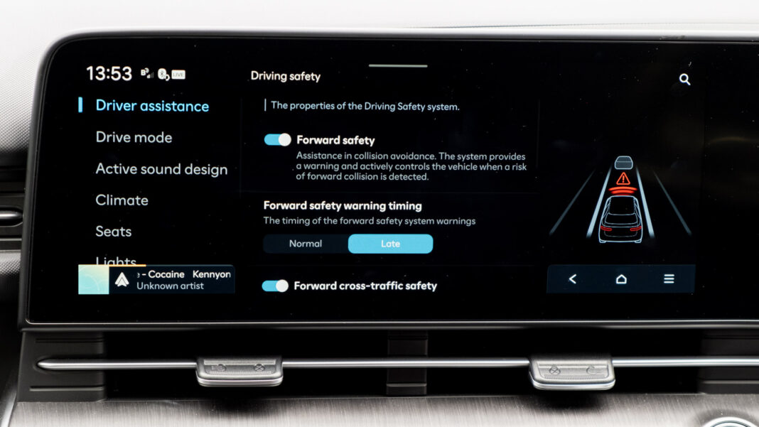 Hyundai Kona forward safety
